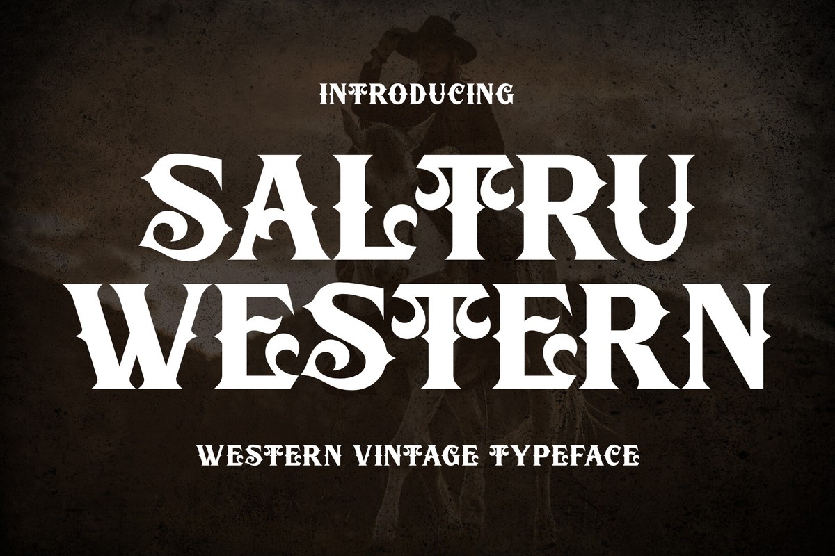 Шрифт Saltru Western