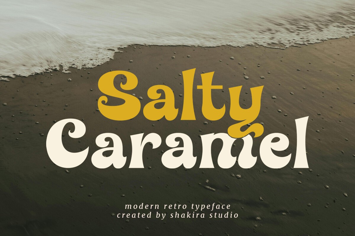 Шрифт Salty Caramel