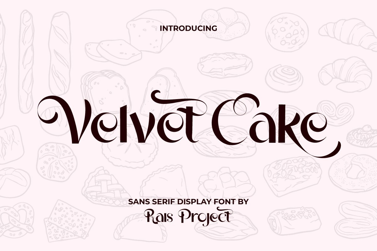 Шрифт Velvet Cake