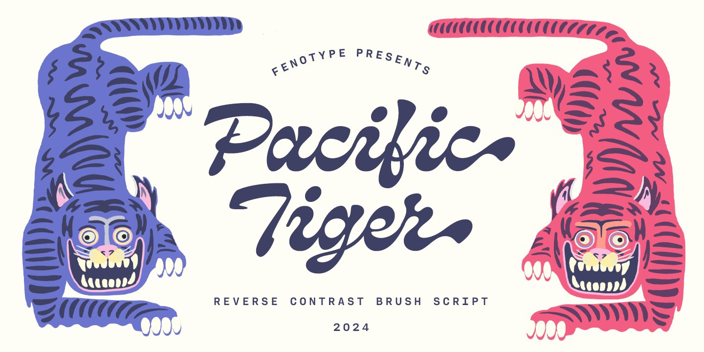 Шрифт Pacific Tiger