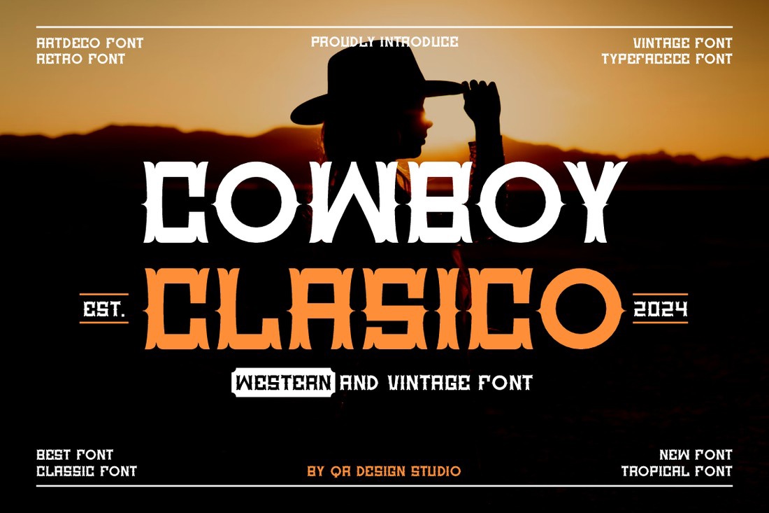 Шрифт Cowboy Clasico