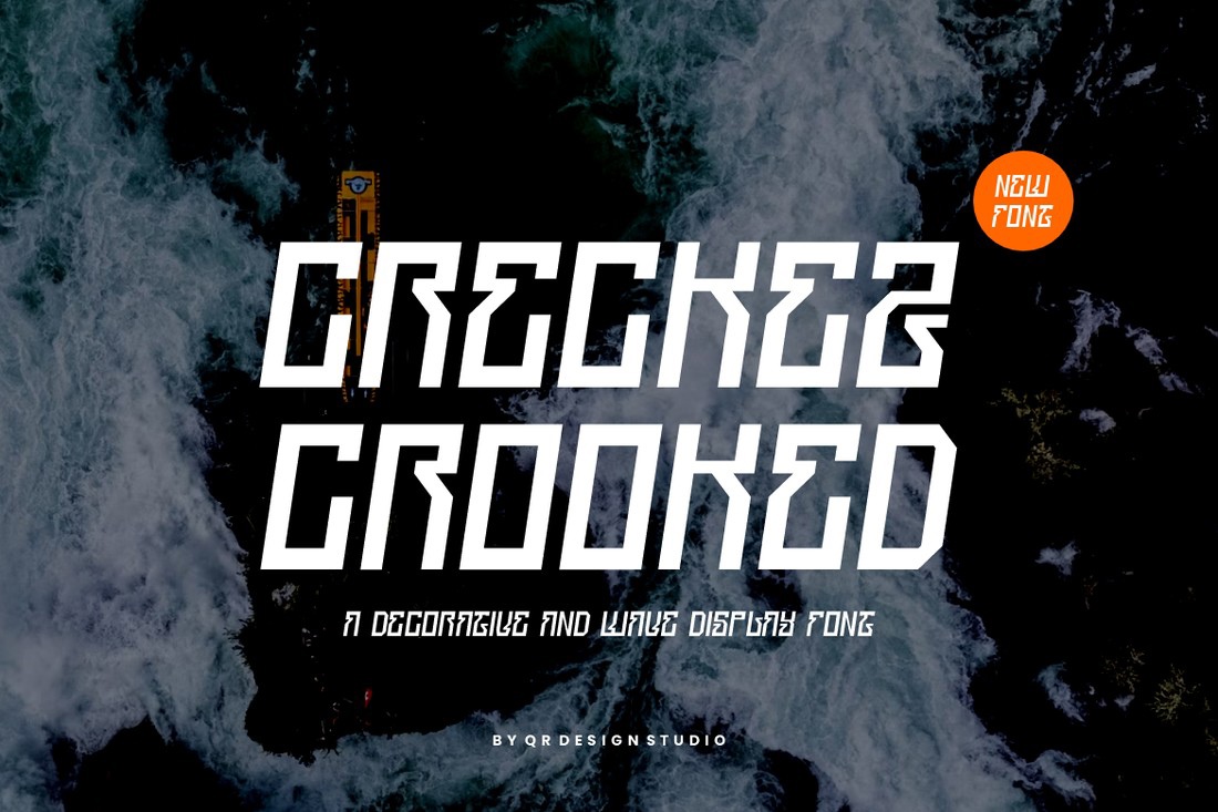 Шрифт Creckez Crooked