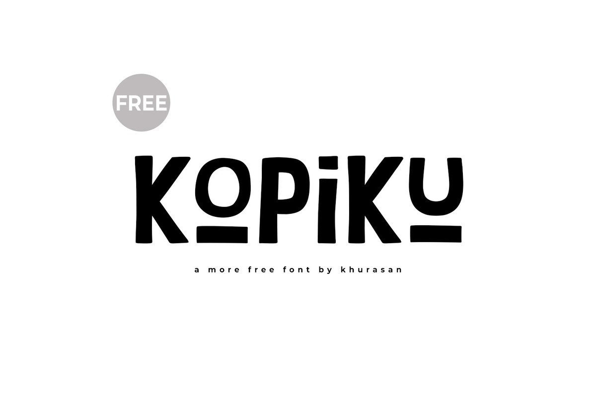 Шрифт Kopiku