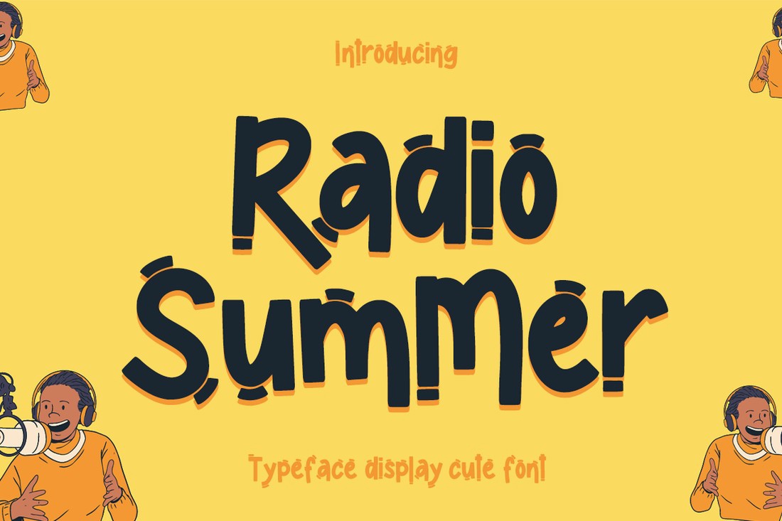 Шрифт Radio Summer