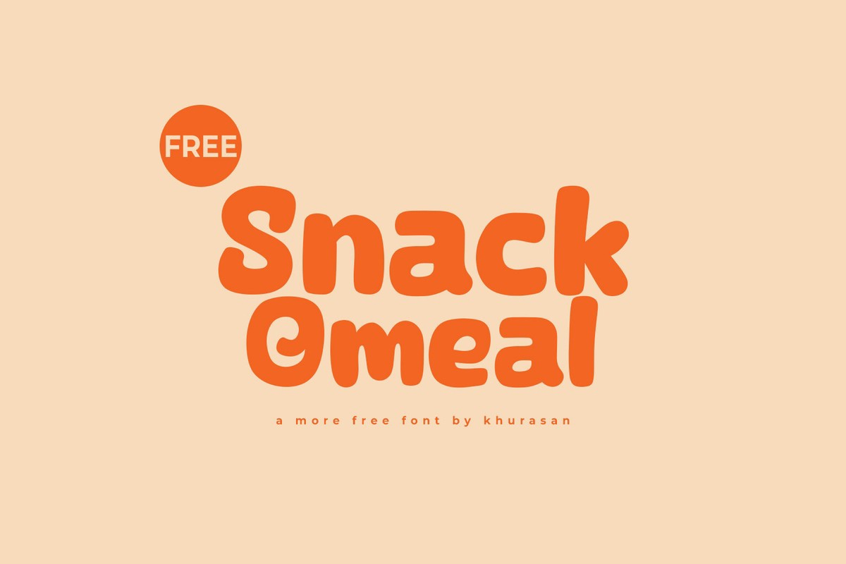 Шрифт Snack Omeal