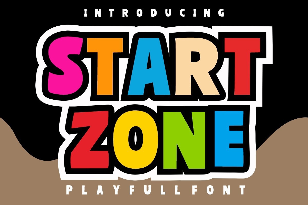 Шрифт Start Zone