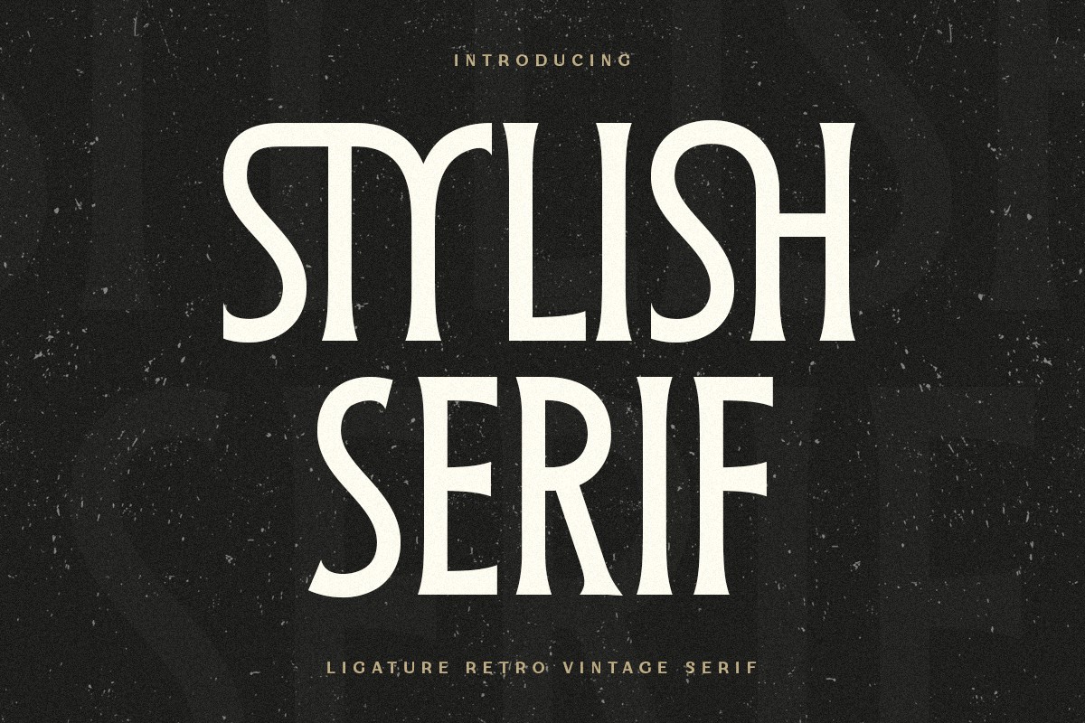 Шрифт Stylish Serif