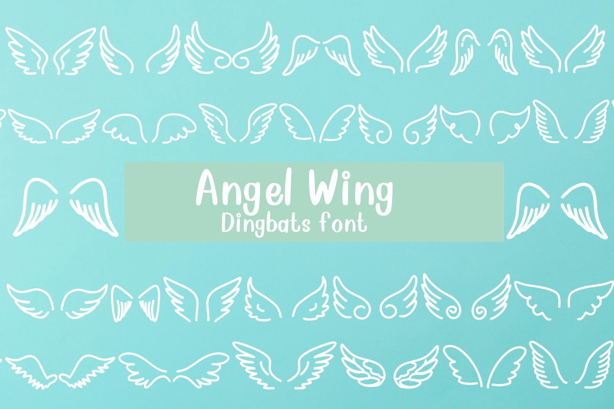 Шрифт Angel Wing