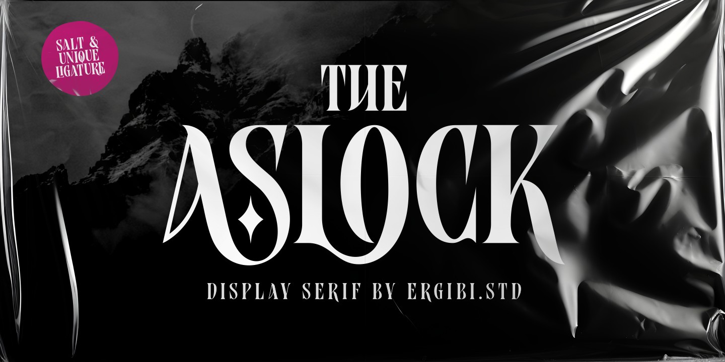 Шрифт Aslock