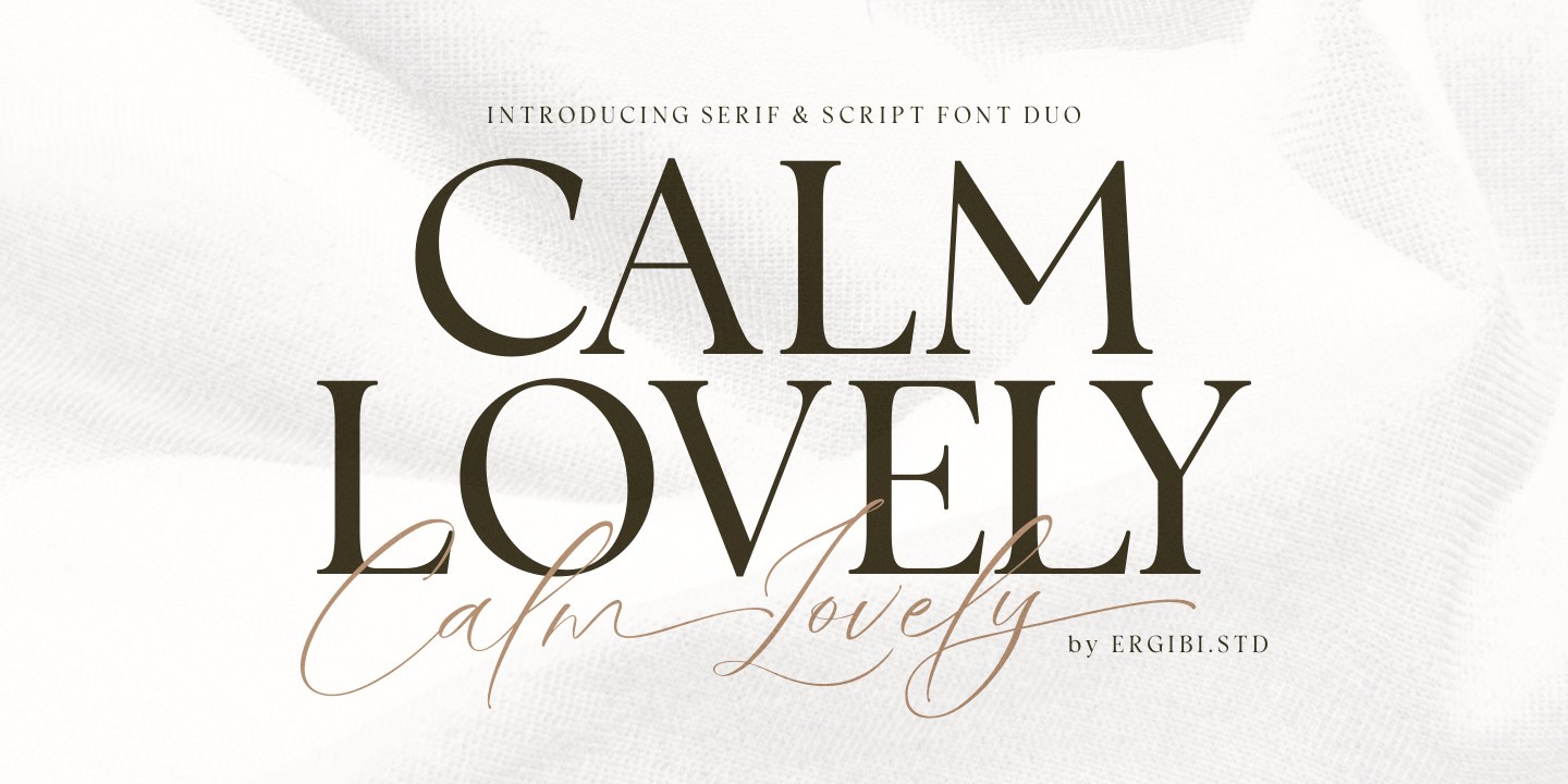 Шрифт Calm Lovely