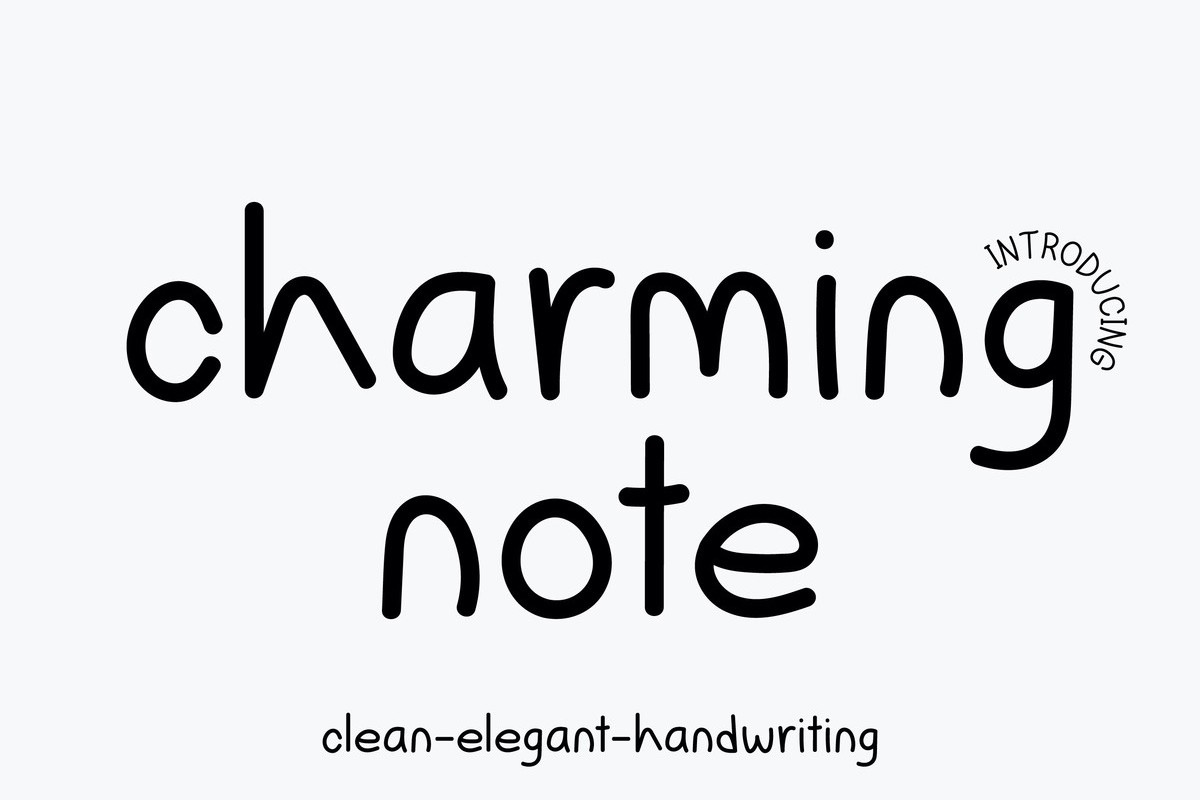 Шрифт Charming Note