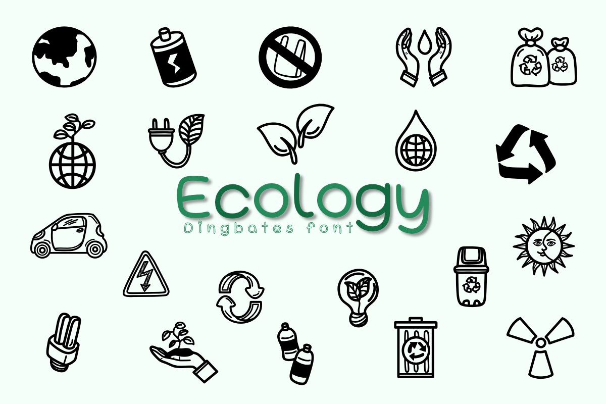 Шрифт Ecology