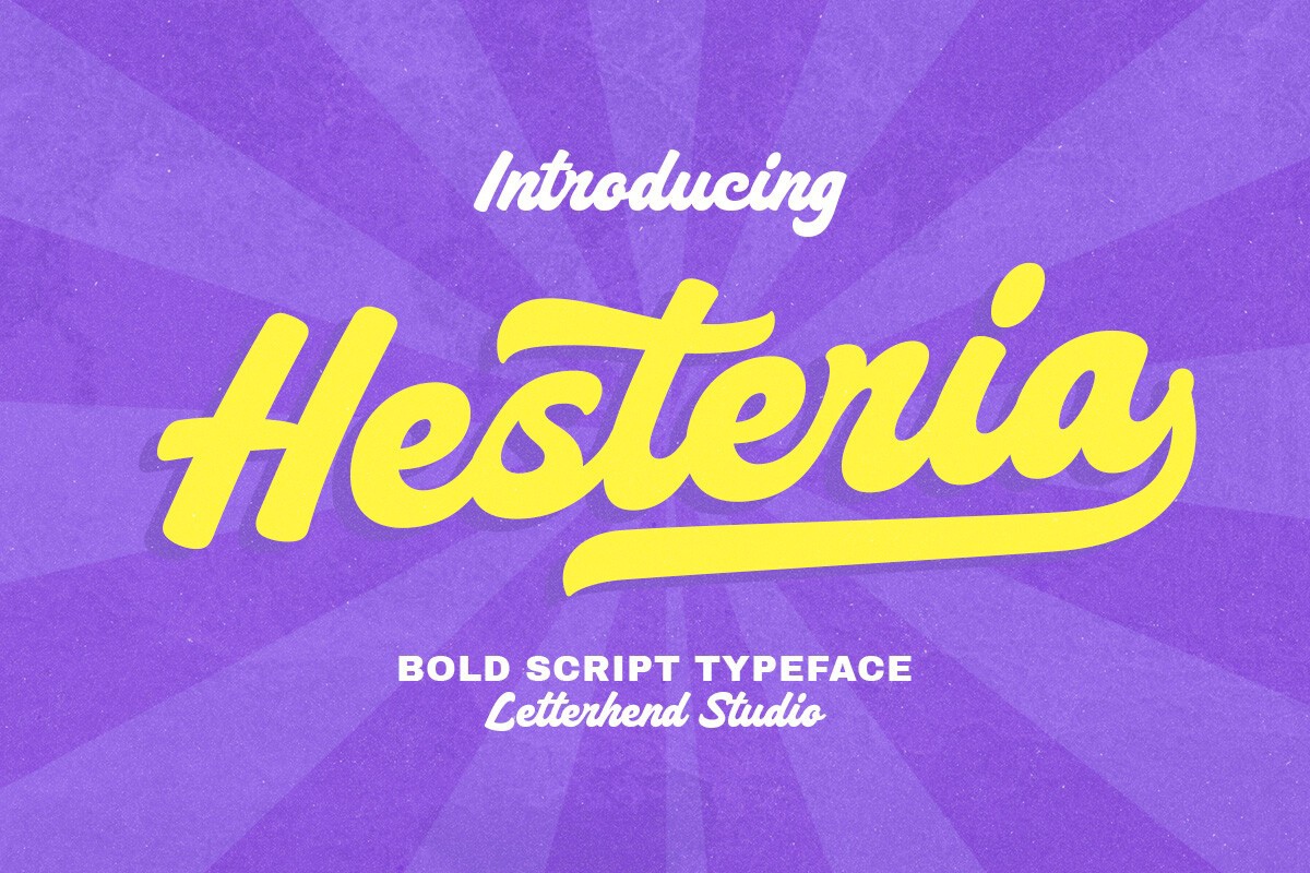 Шрифт Hesteria