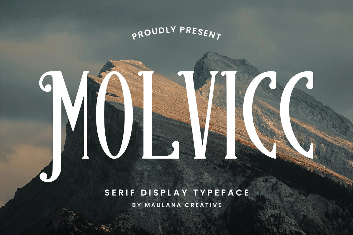 Шрифт Molvicc