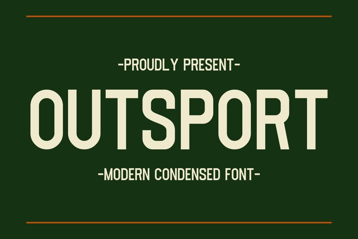 Шрифт Outsport