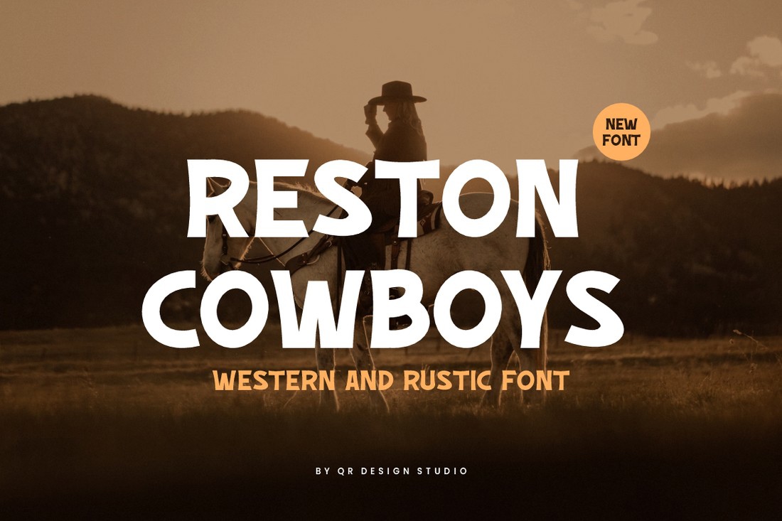 Шрифт Reston Cowboys