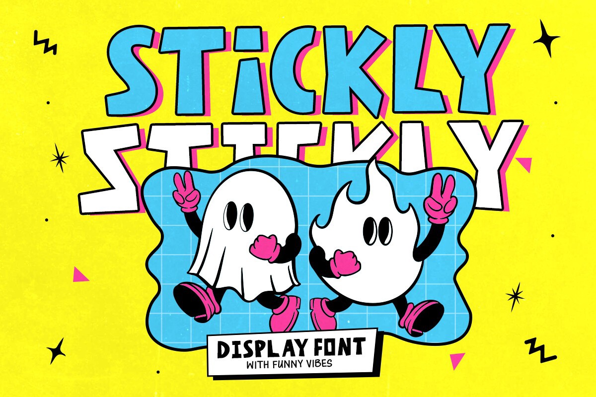 Шрифт Stickly