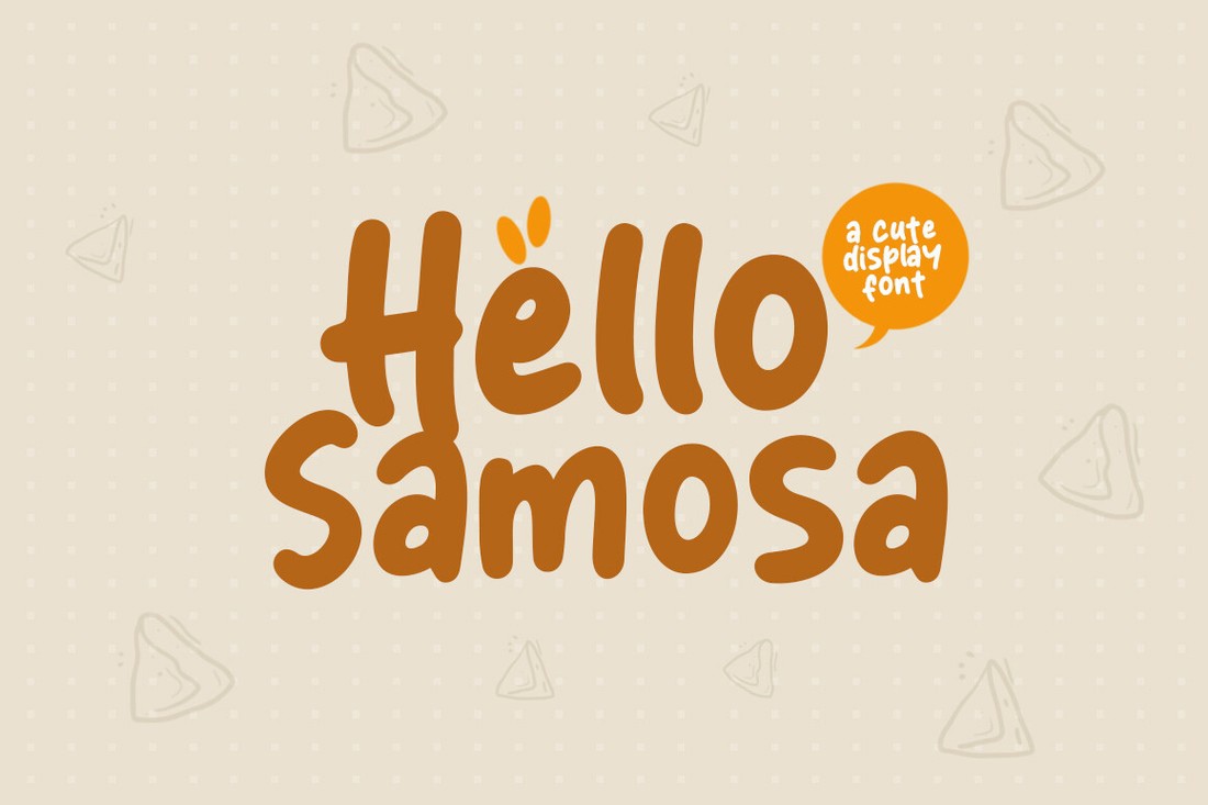 Шрифт Hello Samosa