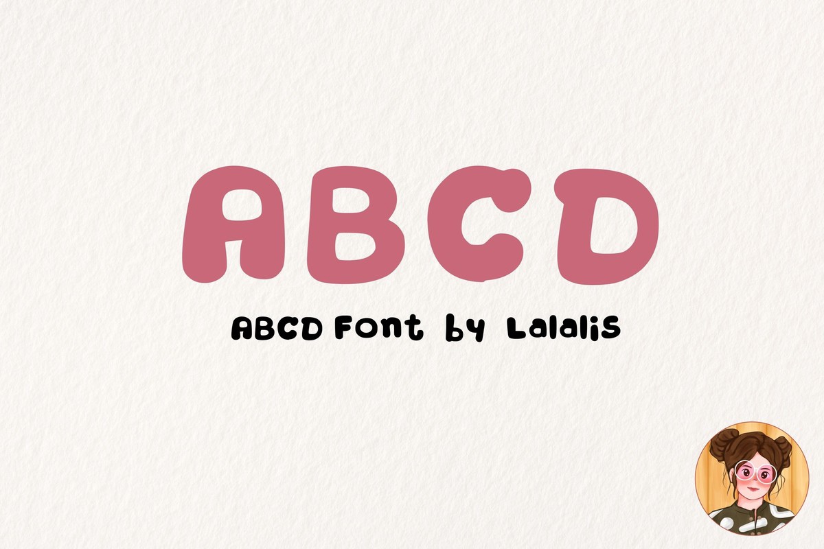 Шрифт Abcd