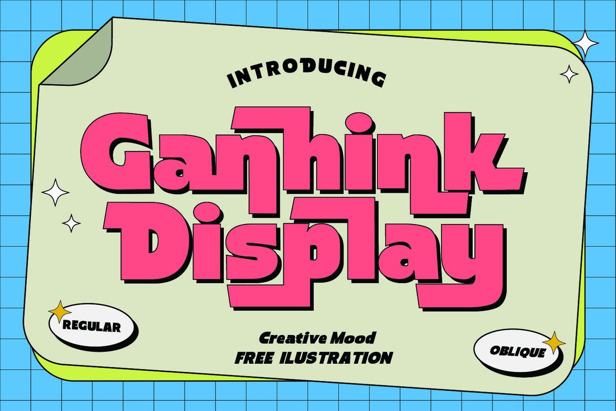 Шрифт Ganhink Display