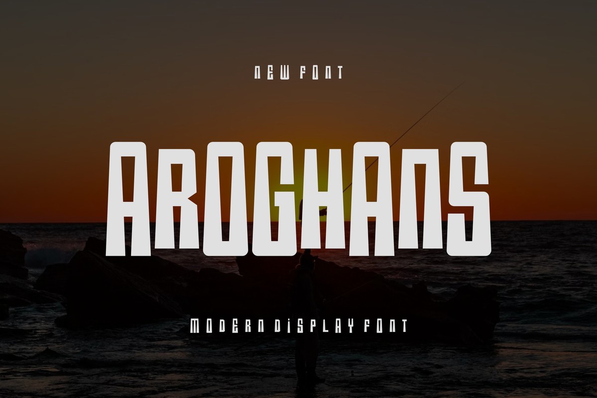 Шрифт Aroghans