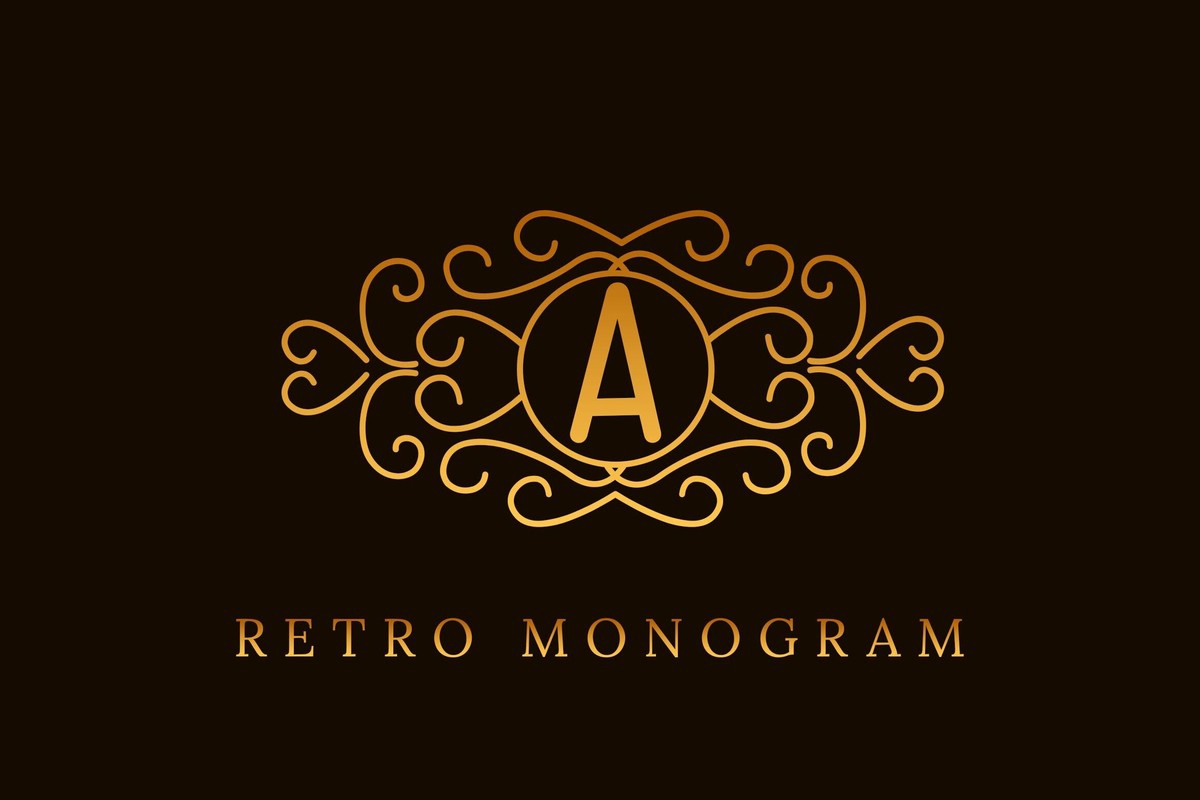 Шрифт Retro Monogram