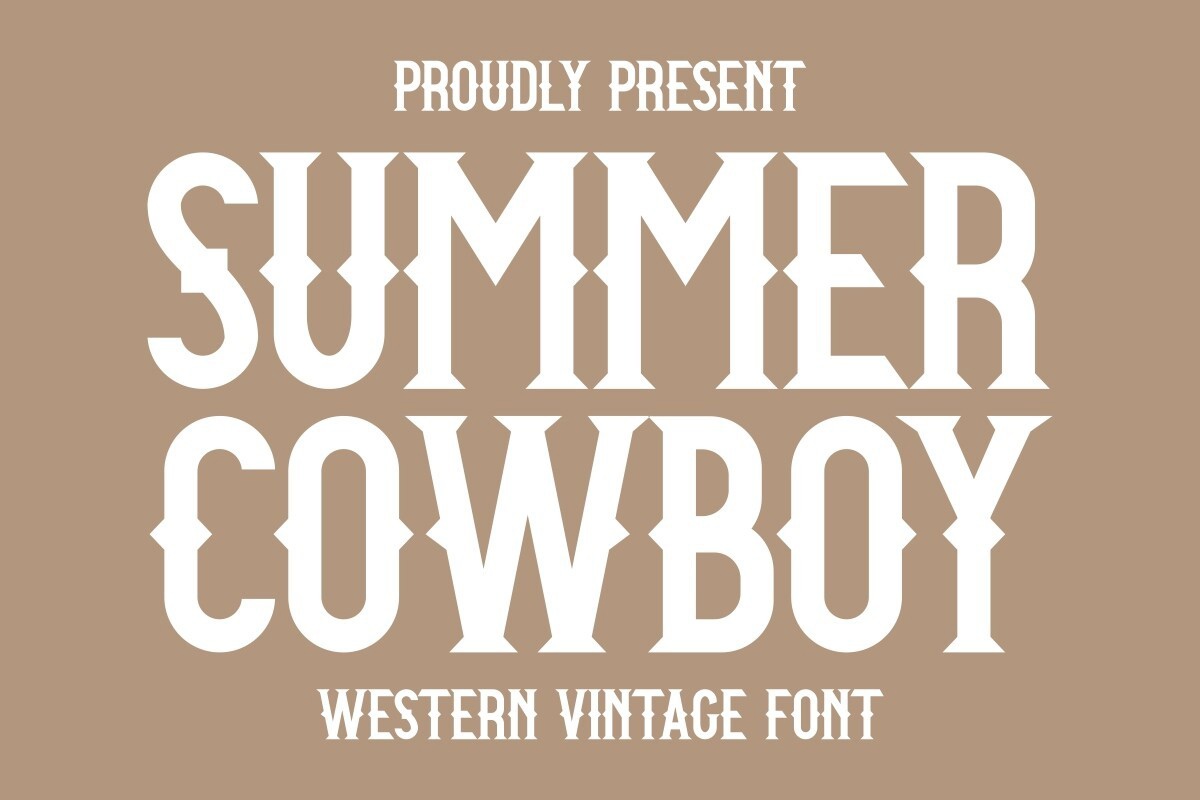 Шрифт Summer Cowboy