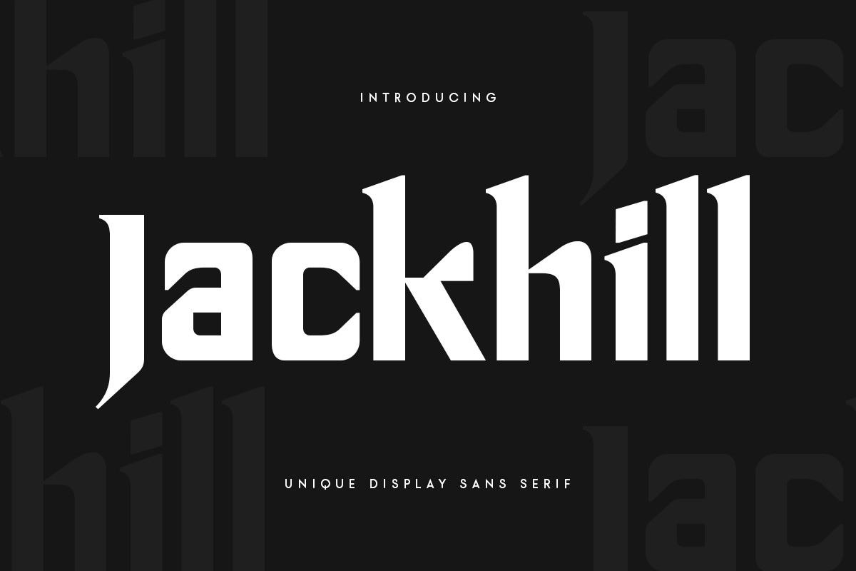 Шрифт Jackhill