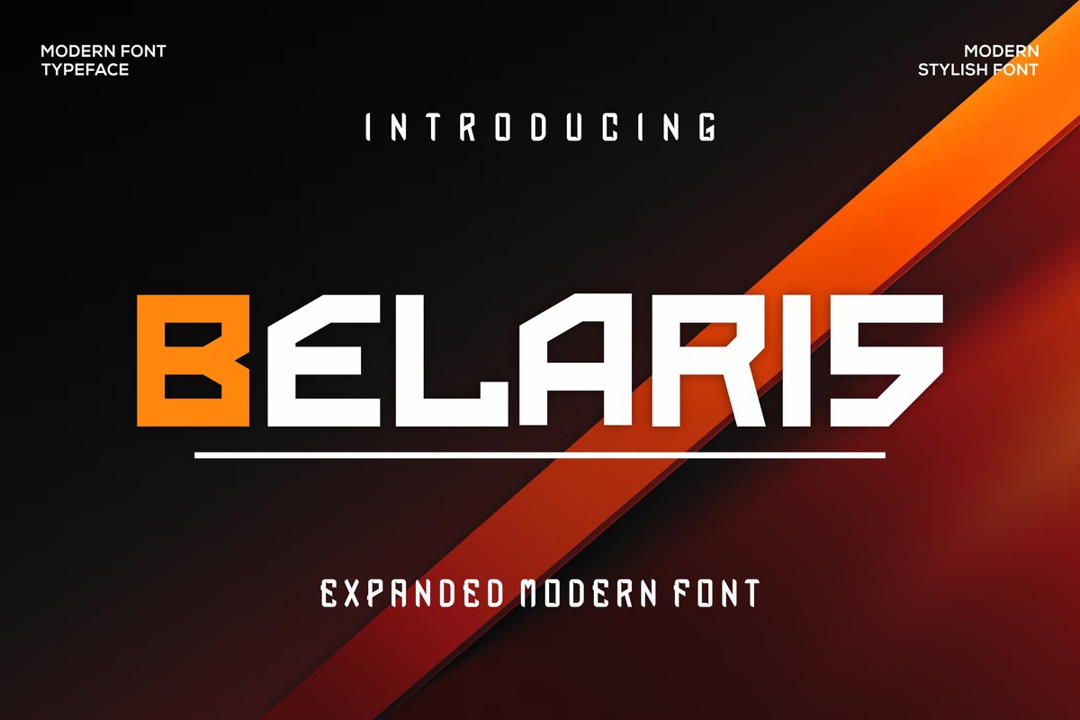 Шрифт Belaris