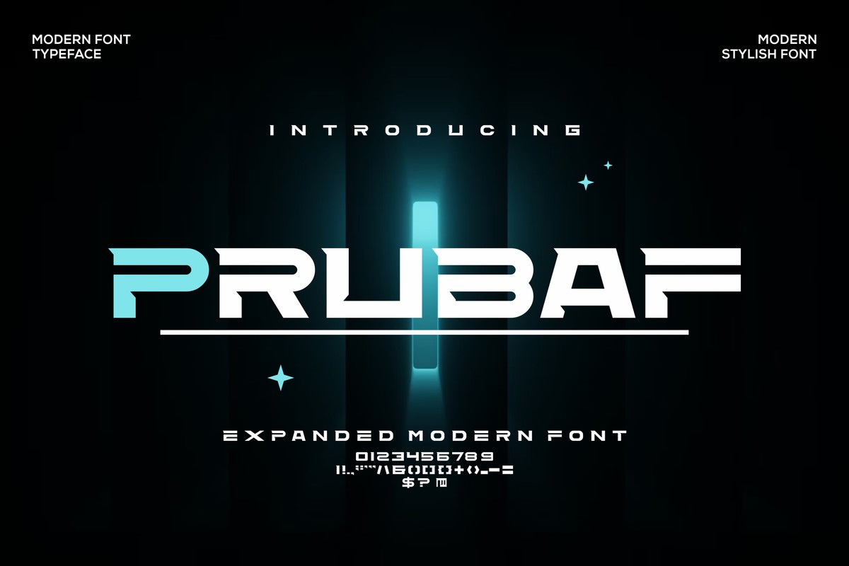 Шрифт Prubaf