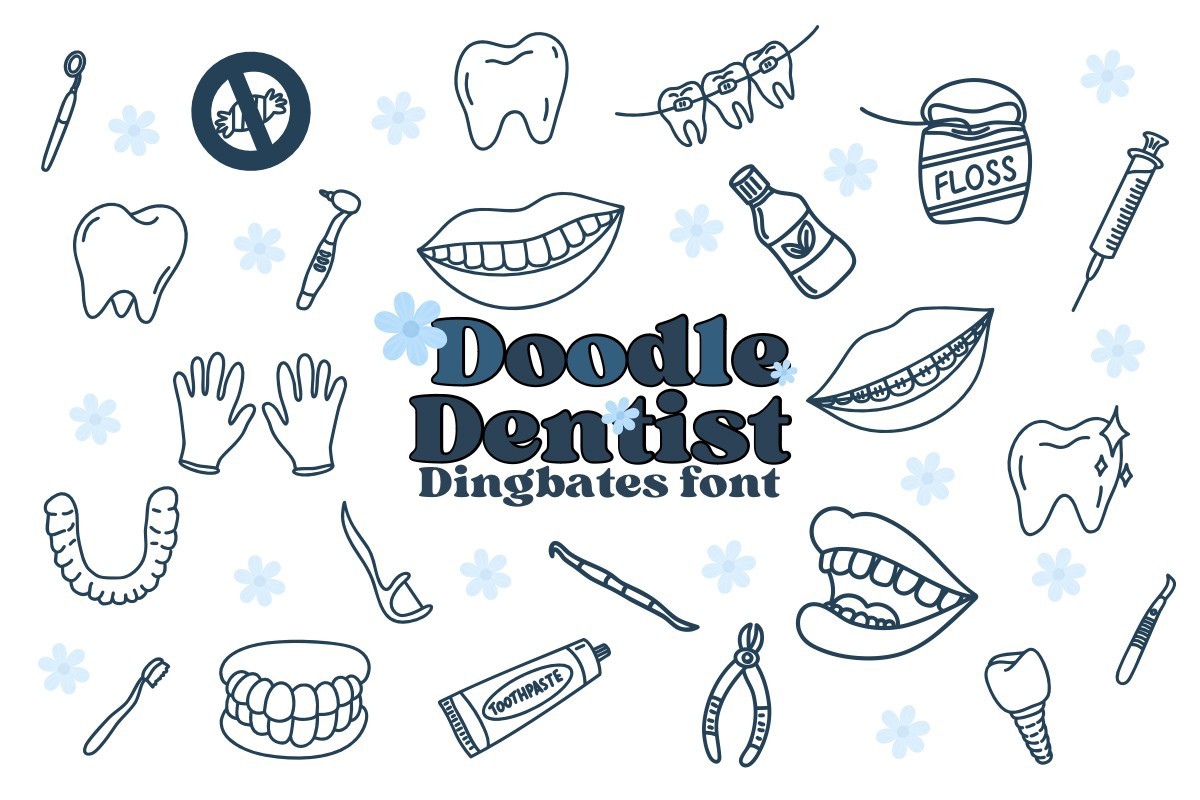 Шрифт Doodle Dentist