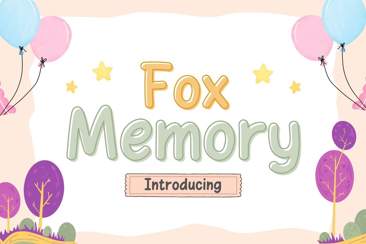 Шрифт Fox Memory