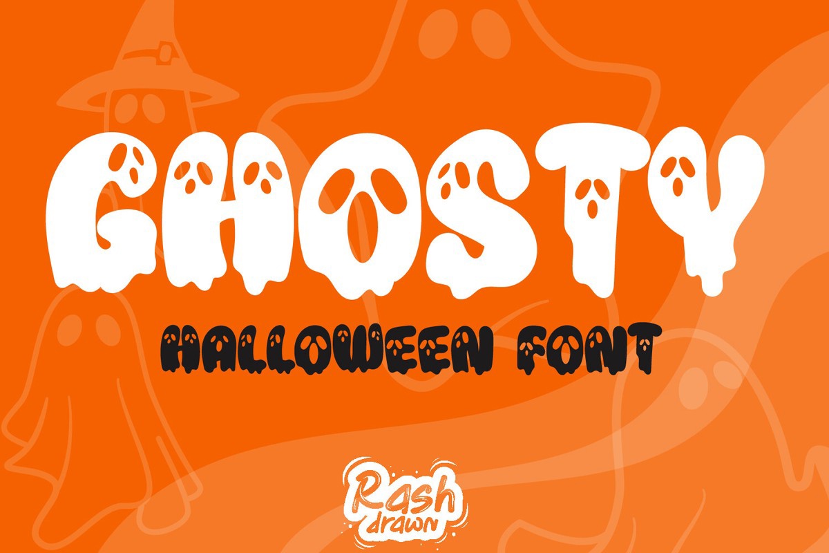 Шрифт Ghosty