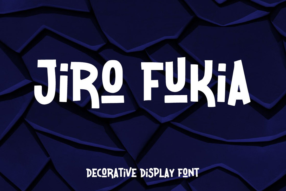 Шрифт Jiro Fukia