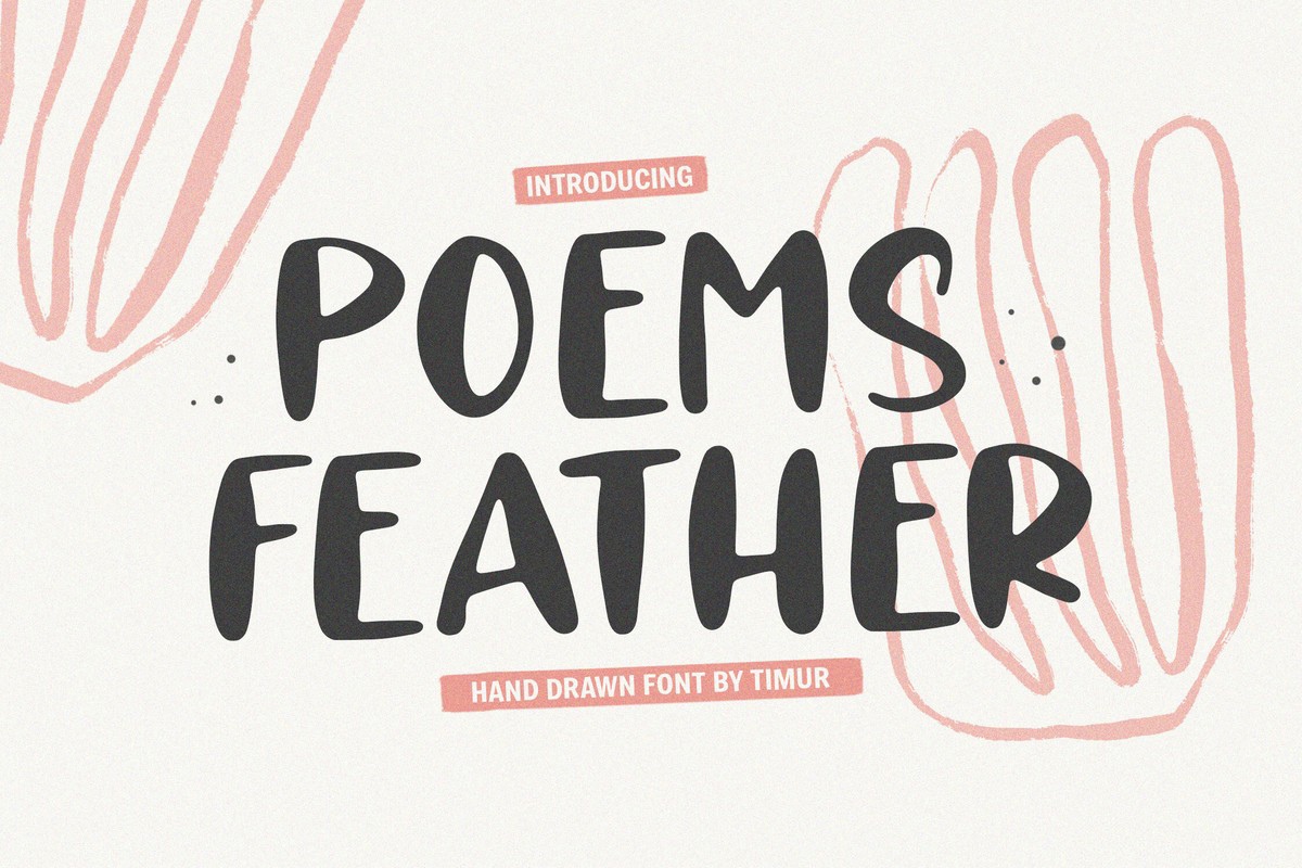 Шрифт Poems Feather