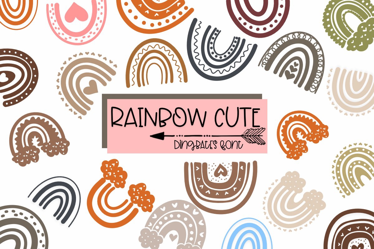 Шрифт Rainbow Cute