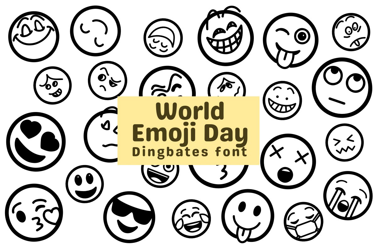 Шрифт World Emoji Day