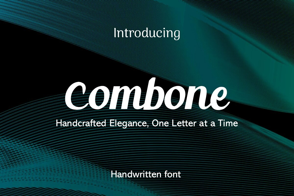 Шрифт Combone Handwritten