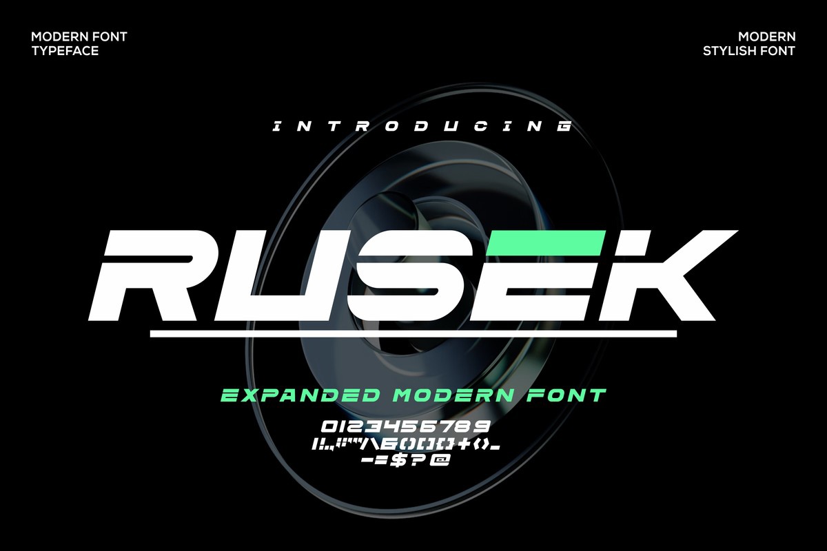 Шрифт Rusek