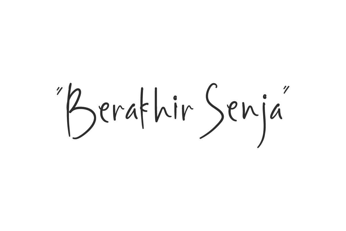 Шрифт Berakhir Senja