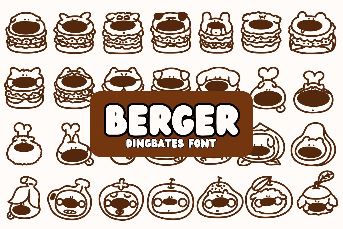 Шрифт Berger