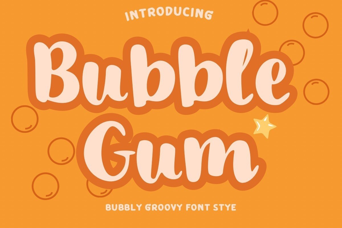 Шрифт Bubble Gum