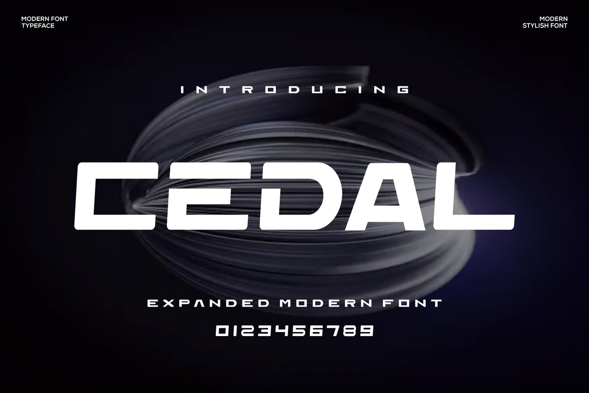 Шрифт Cedal