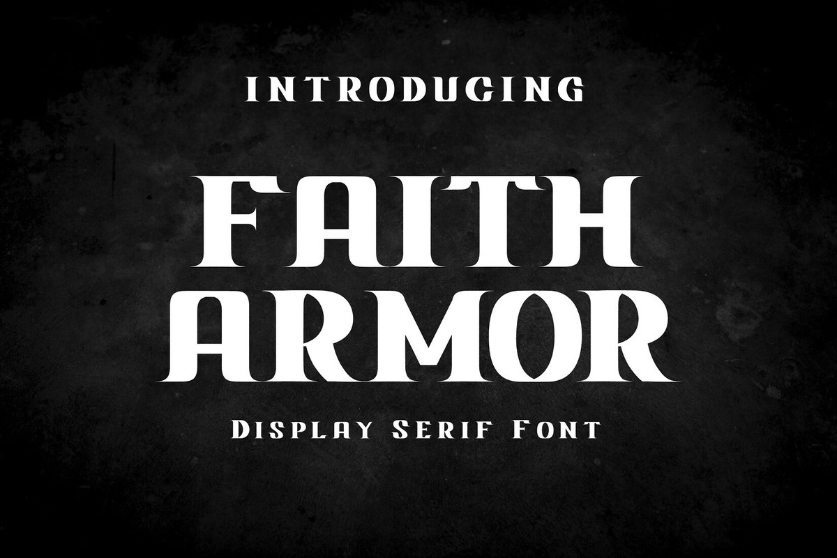 Шрифт Faith Armor