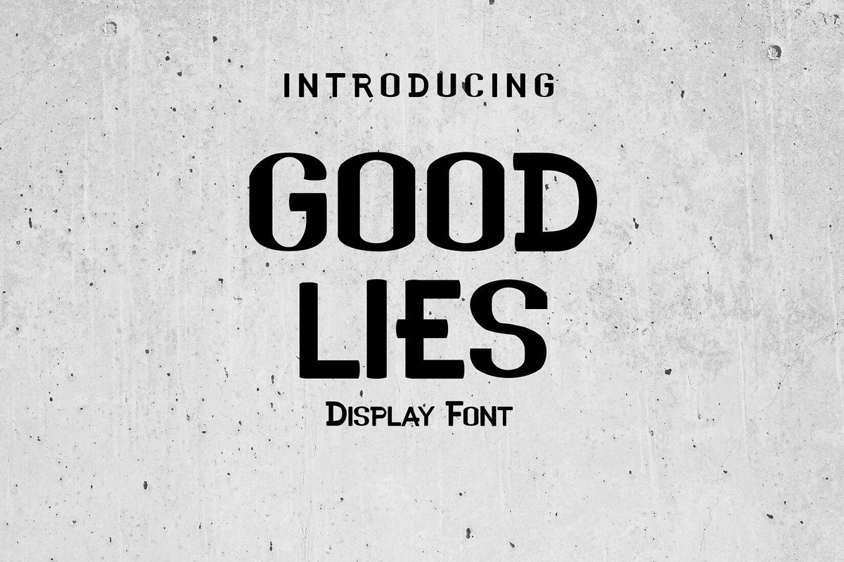 Шрифт Good Lies