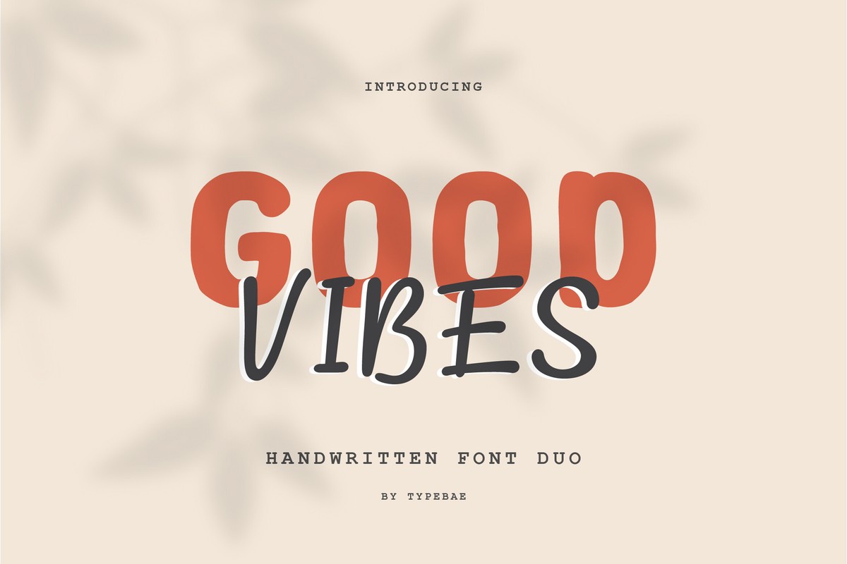 Шрифт Good Vibes Duo