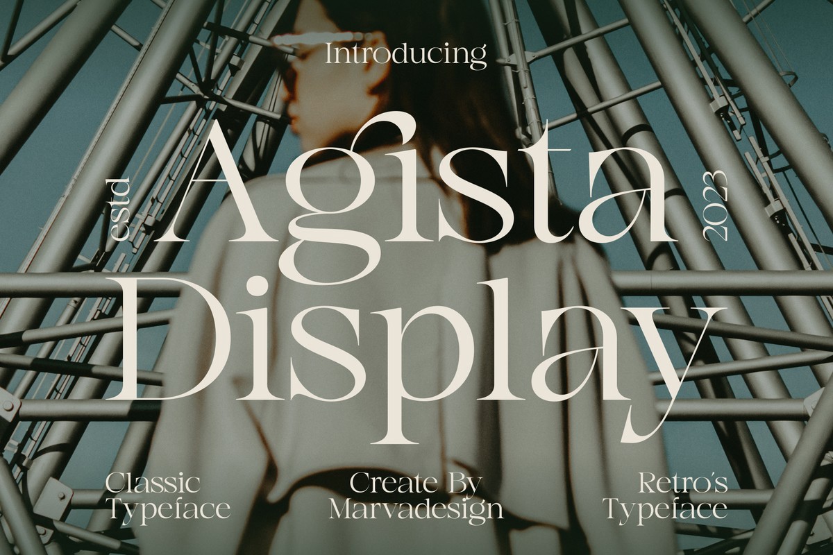 Шрифт Agista Display