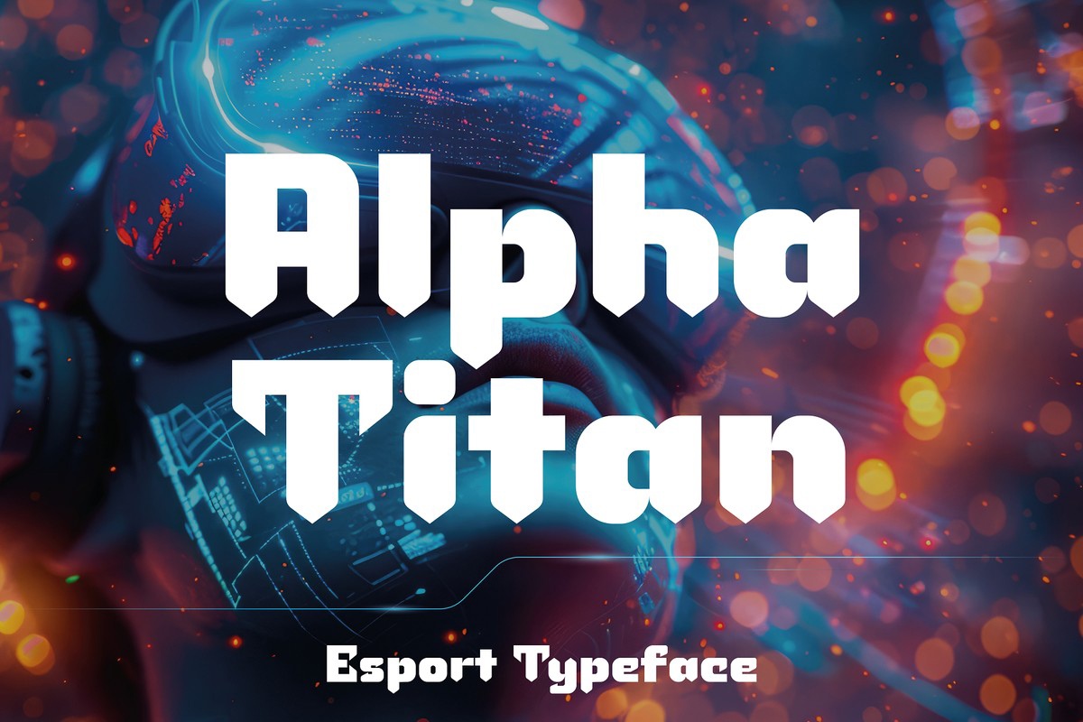 Шрифт Alpha Titan