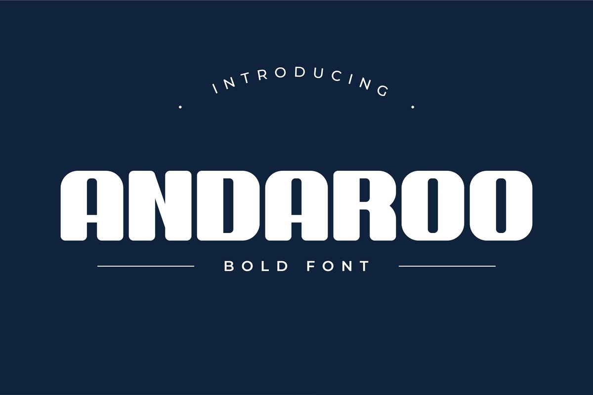 Шрифт Andaroo Bold