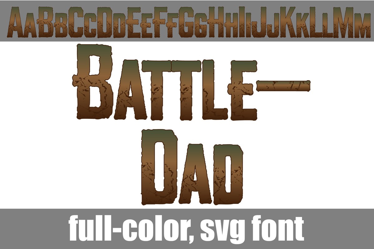 Шрифт Battle dad CF